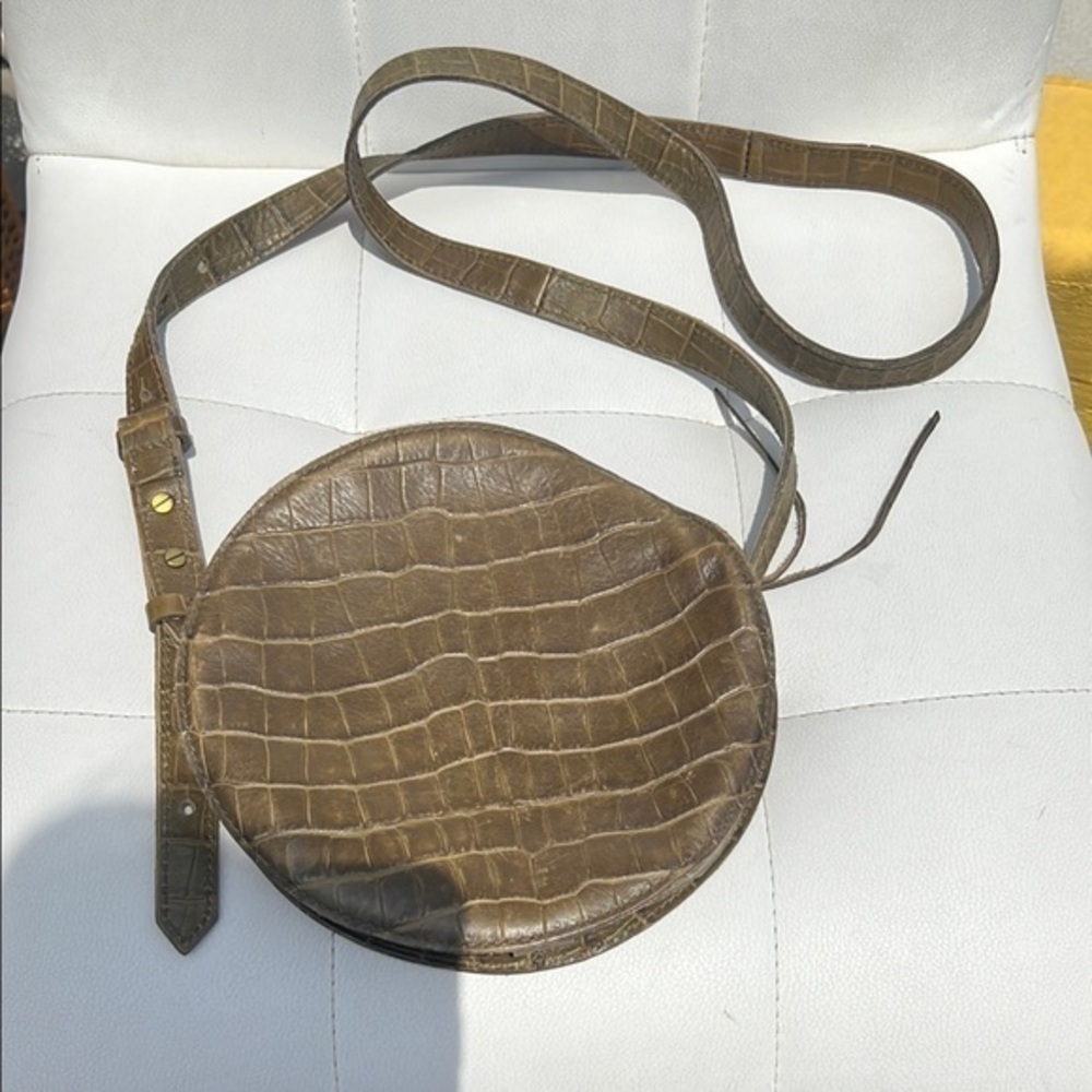 Madewell Brown Textured Interior Bag